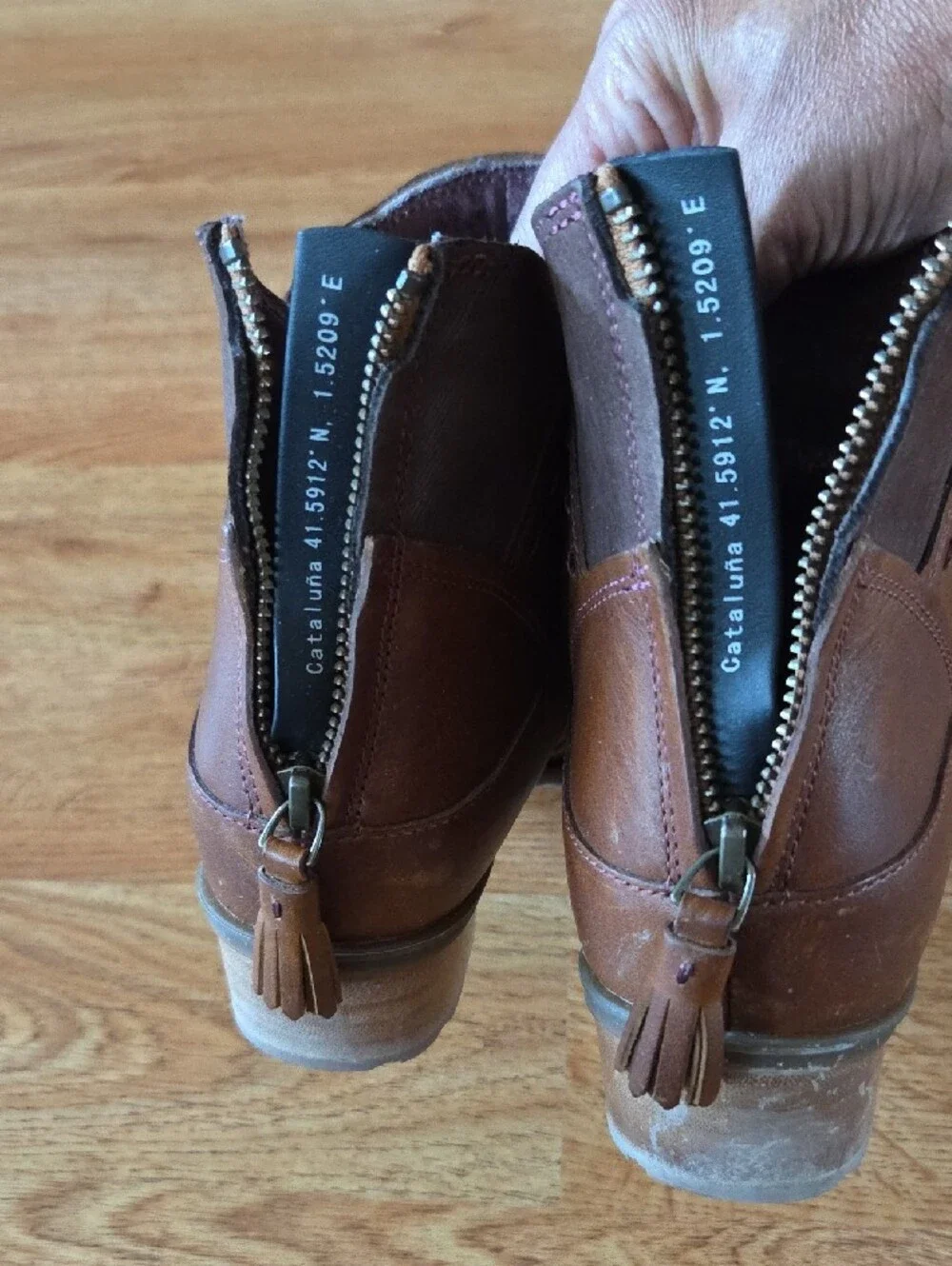 Chaco Women's Brown Leather Ankle Booties Sz 7.5